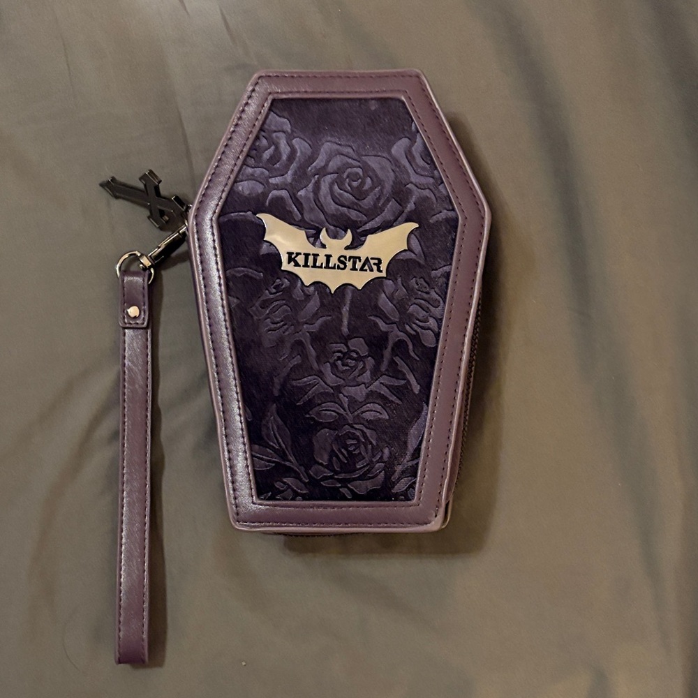 Killstar Vampire’s Kiss Wallet Clutch Plum